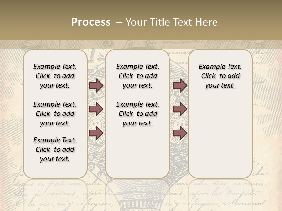 Ancien Romantique Poster PowerPoint Template
