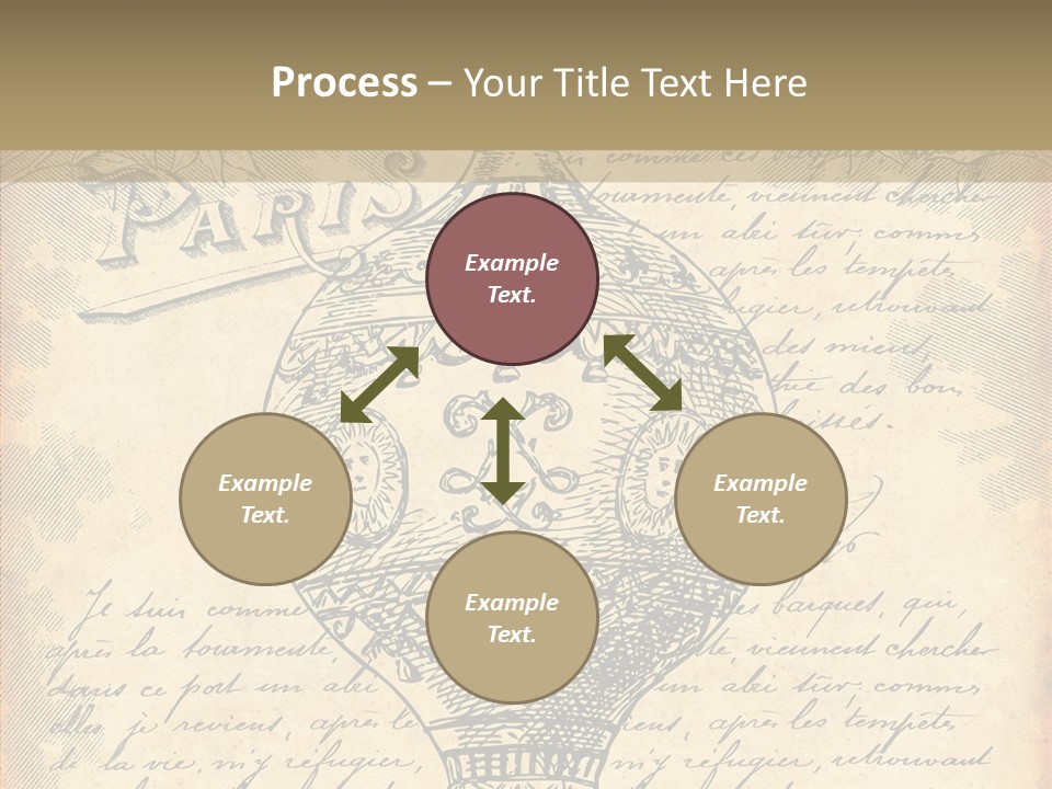 Ancien Romantique Poster PowerPoint Template