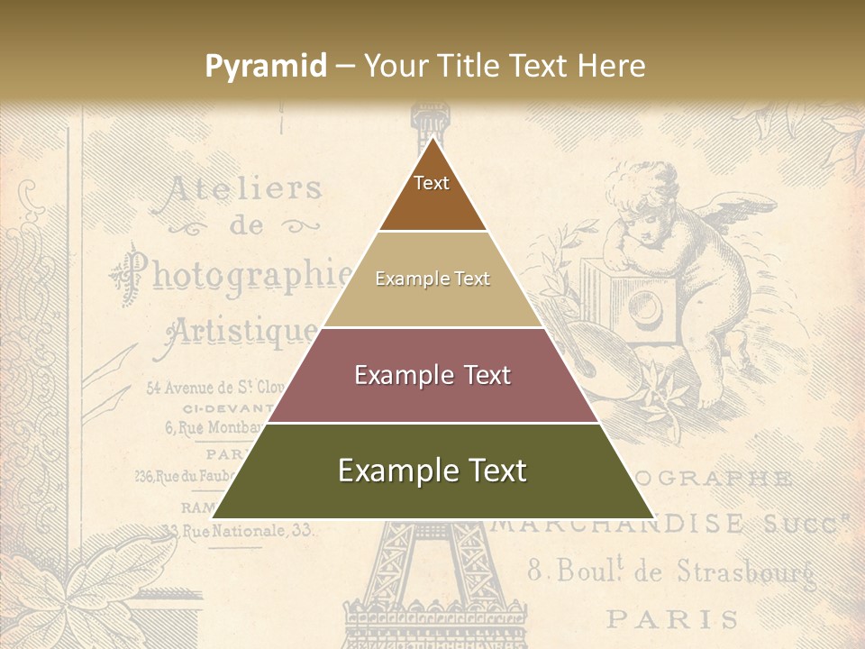 Fran Decoratif Vieux PowerPoint Template