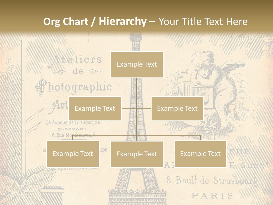 Fran Decoratif Vieux PowerPoint Template