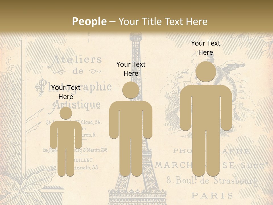 Fran Decoratif Vieux PowerPoint Template