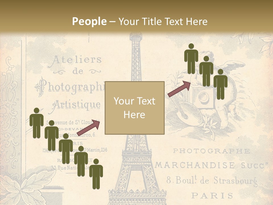 Fran Decoratif Vieux PowerPoint Template