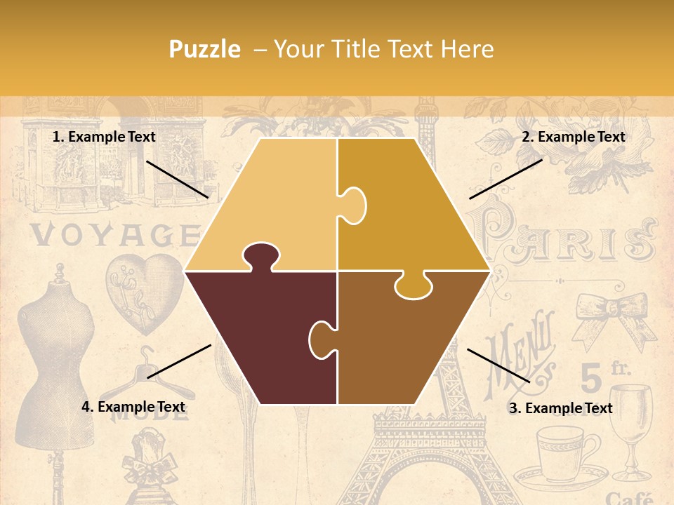 Affiche Grunge Mots PowerPoint Template