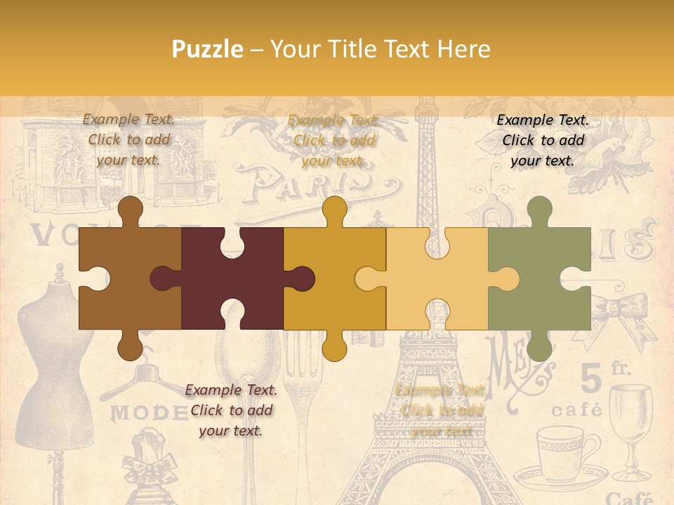 Affiche Grunge Mots PowerPoint Template