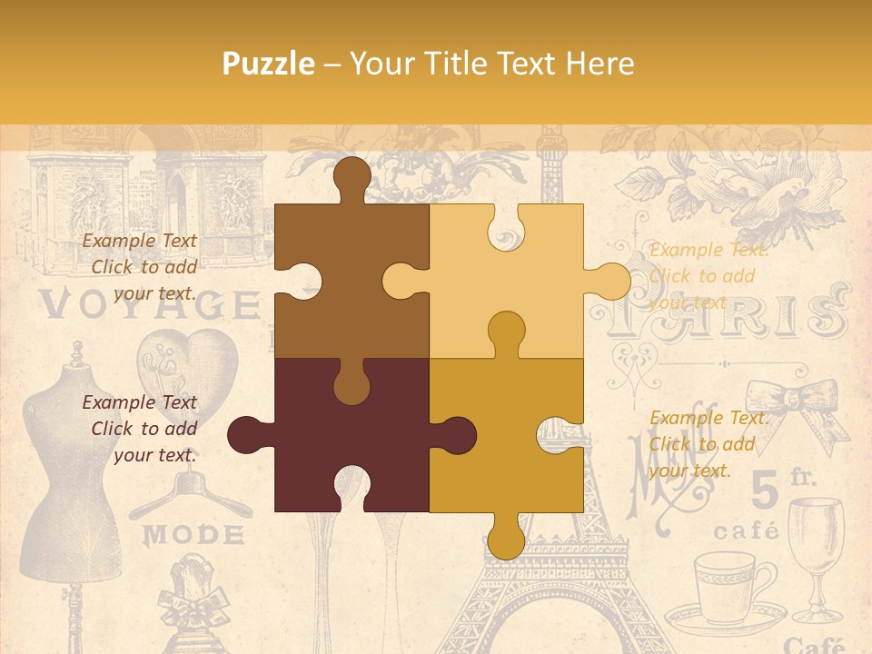 Affiche Grunge Mots PowerPoint Template