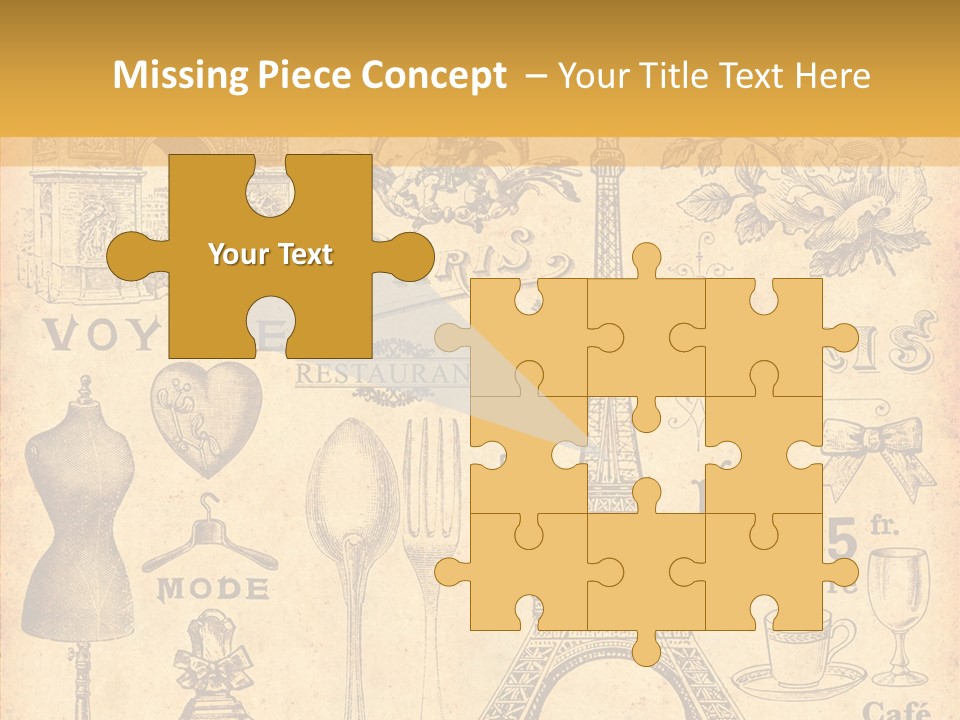Affiche Grunge Mots PowerPoint Template