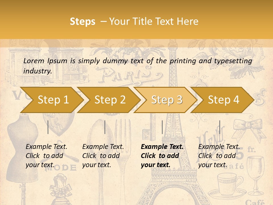 Affiche Grunge Mots PowerPoint Template