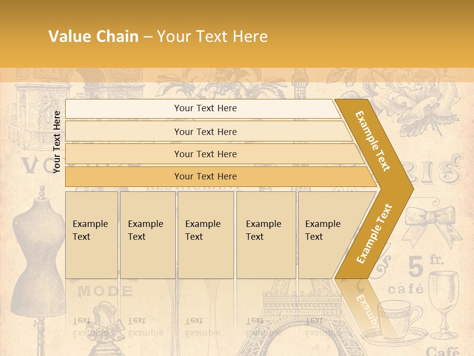 Affiche Grunge Mots PowerPoint Template