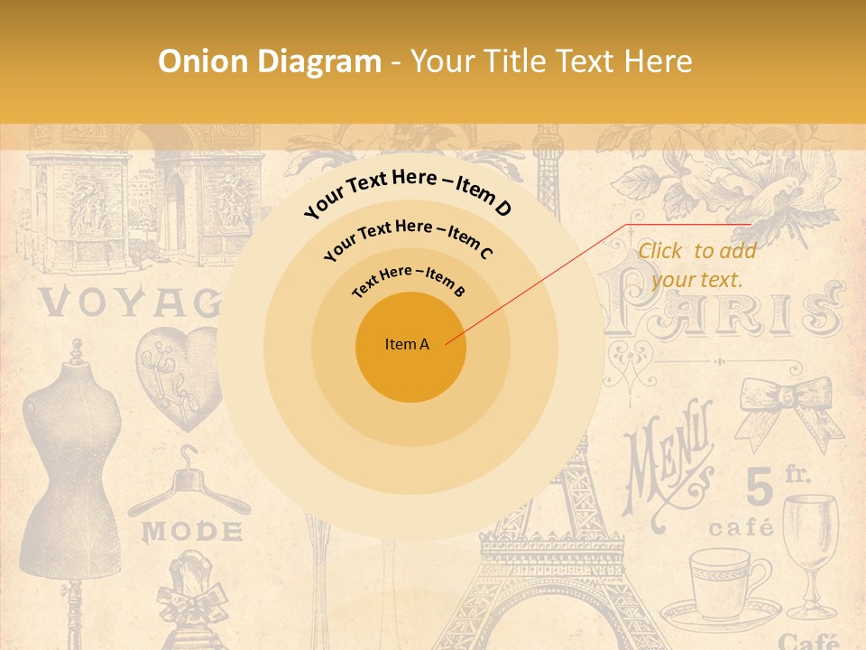 Affiche Grunge Mots PowerPoint Template