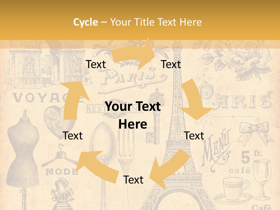 Affiche Grunge Mots PowerPoint Template