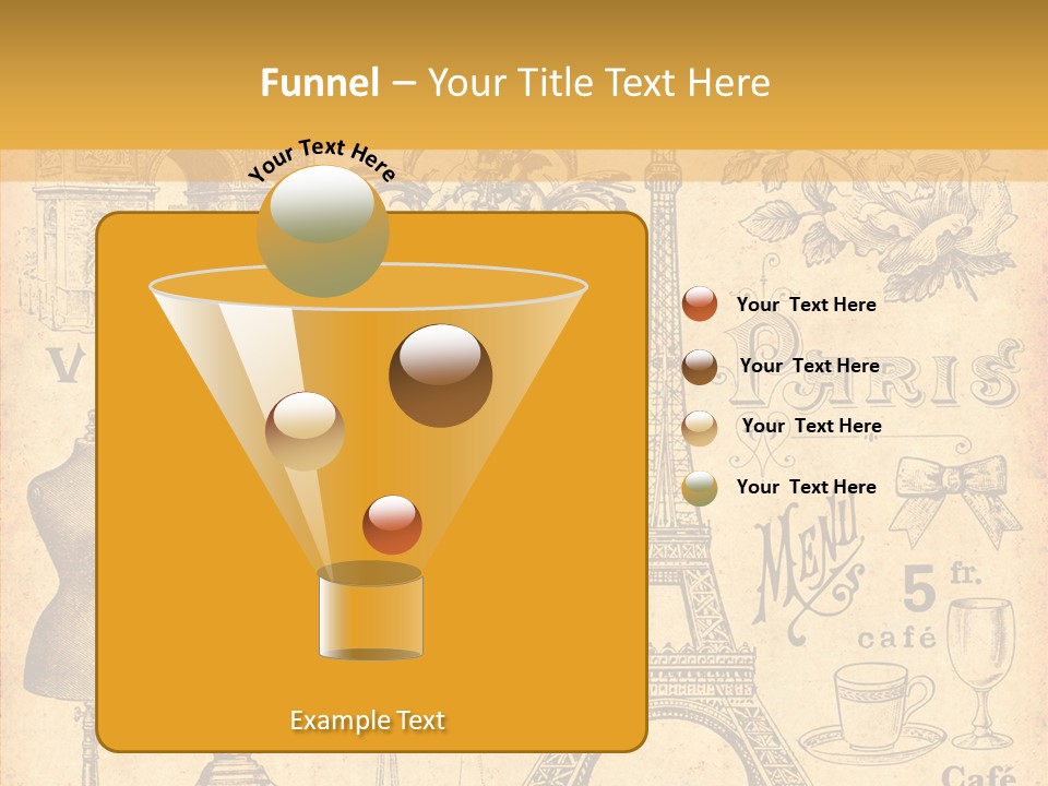 Affiche Grunge Mots PowerPoint Template