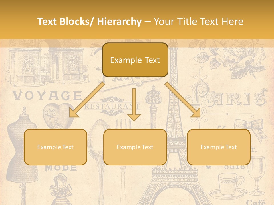 Affiche Grunge Mots PowerPoint Template