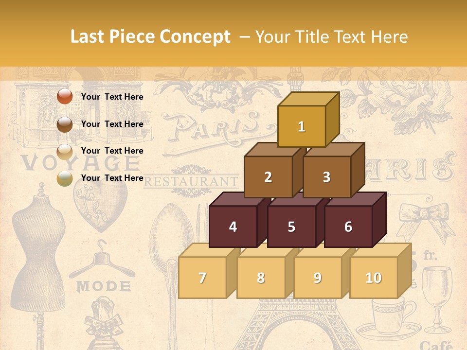 Affiche Grunge Mots PowerPoint Template