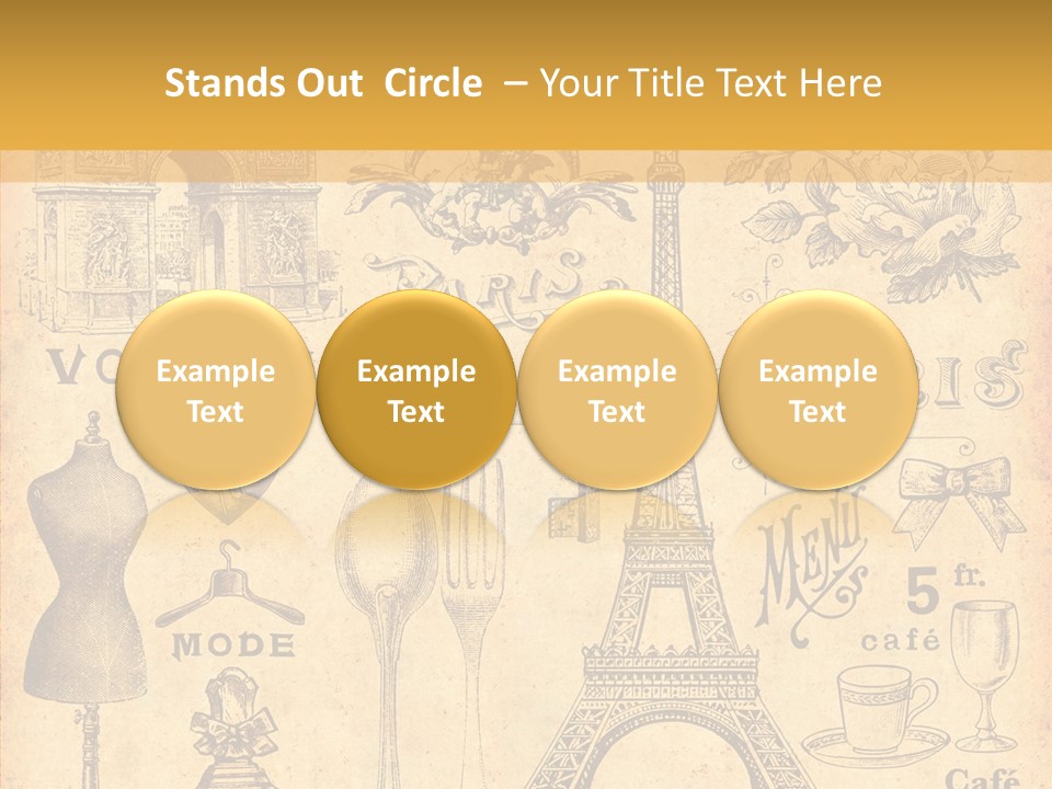 Affiche Grunge Mots PowerPoint Template