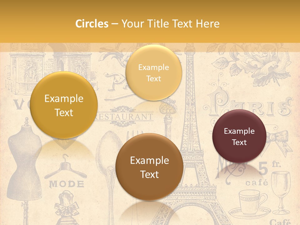 Affiche Grunge Mots PowerPoint Template