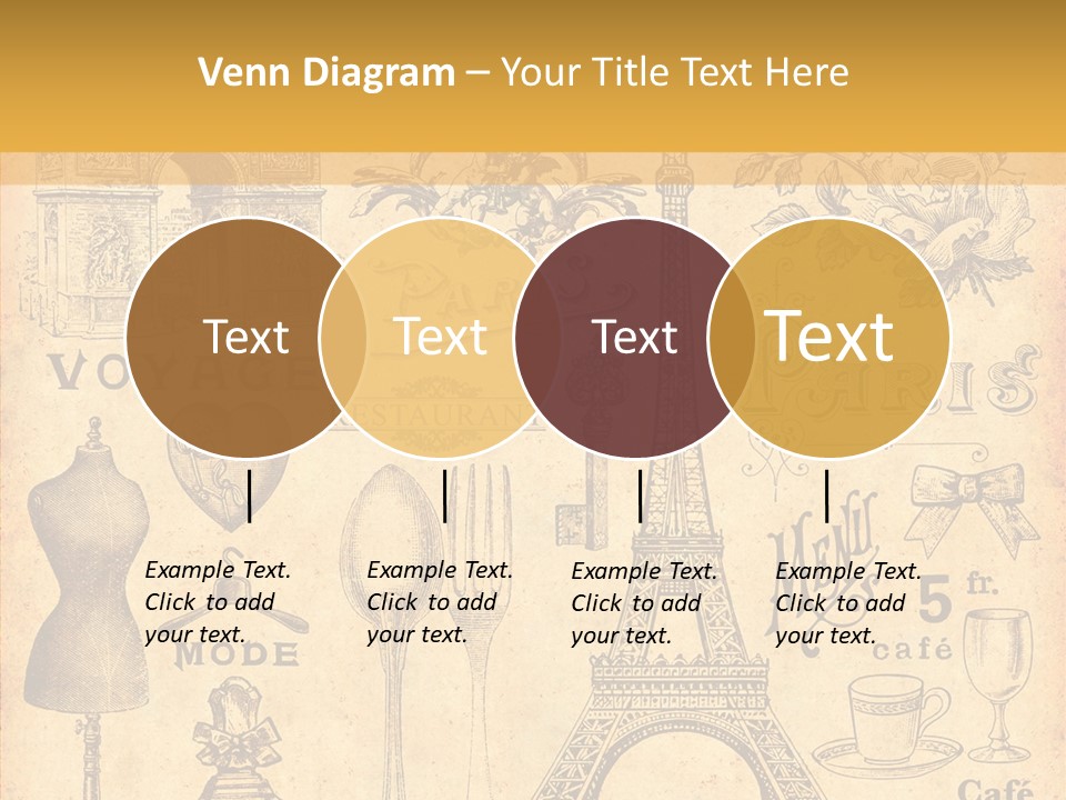 Affiche Grunge Mots PowerPoint Template