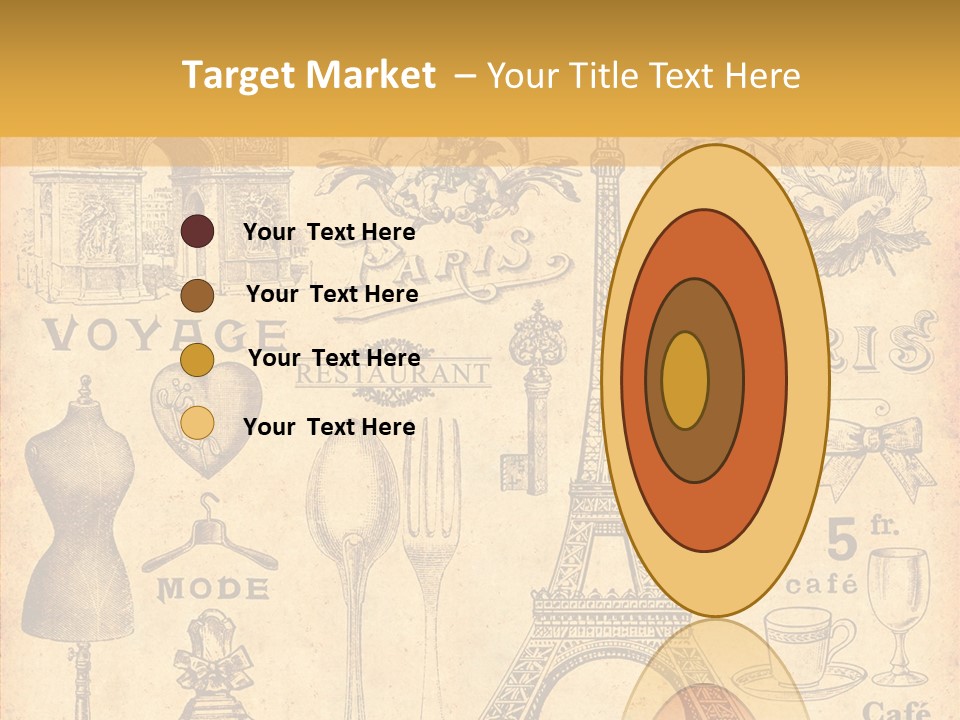 Affiche Grunge Mots PowerPoint Template