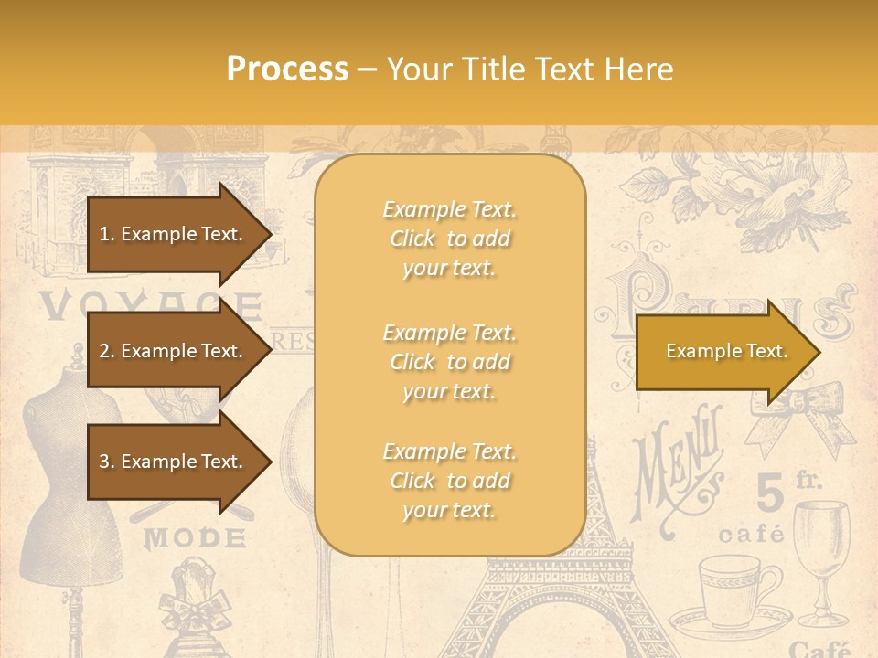 Affiche Grunge Mots PowerPoint Template