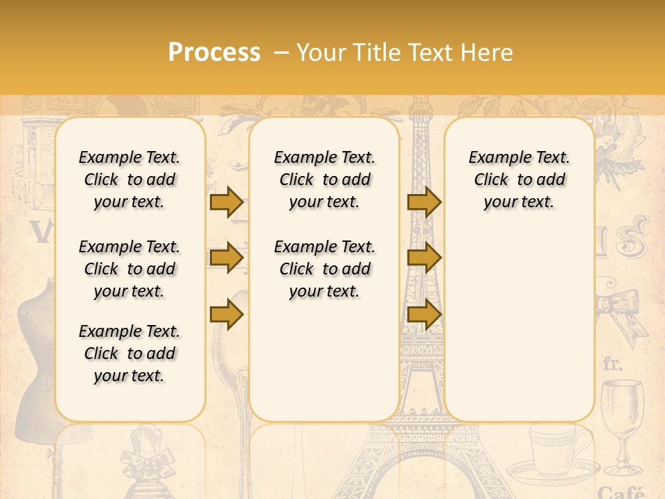 Affiche Grunge Mots PowerPoint Template