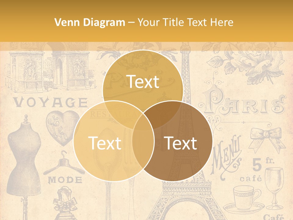 Affiche Grunge Mots PowerPoint Template