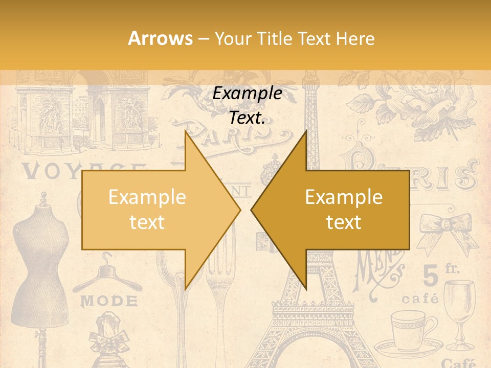Affiche Grunge Mots PowerPoint Template