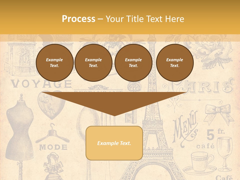 Affiche Grunge Mots PowerPoint Template