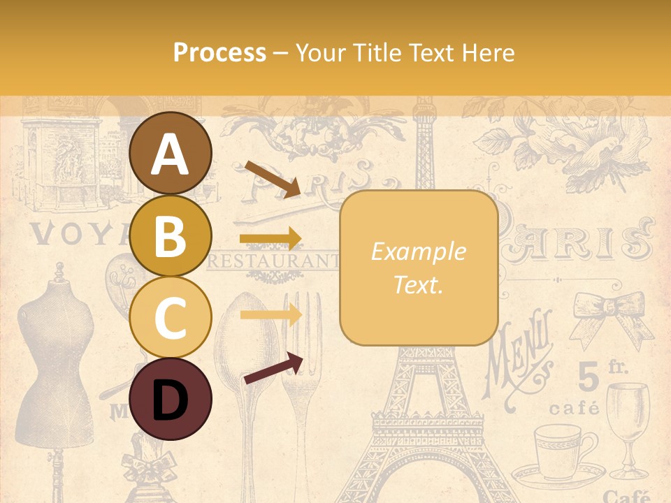 Affiche Grunge Mots PowerPoint Template