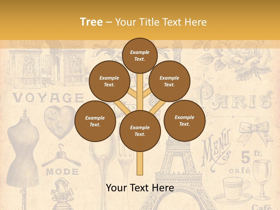 Affiche Grunge Mots PowerPoint Template