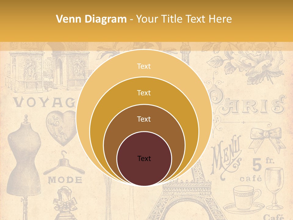 Affiche Grunge Mots PowerPoint Template