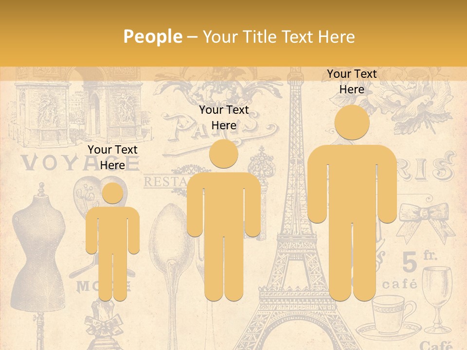 Affiche Grunge Mots PowerPoint Template