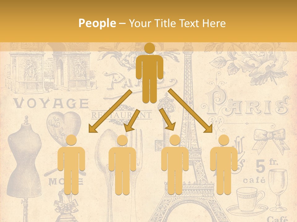 Affiche Grunge Mots PowerPoint Template