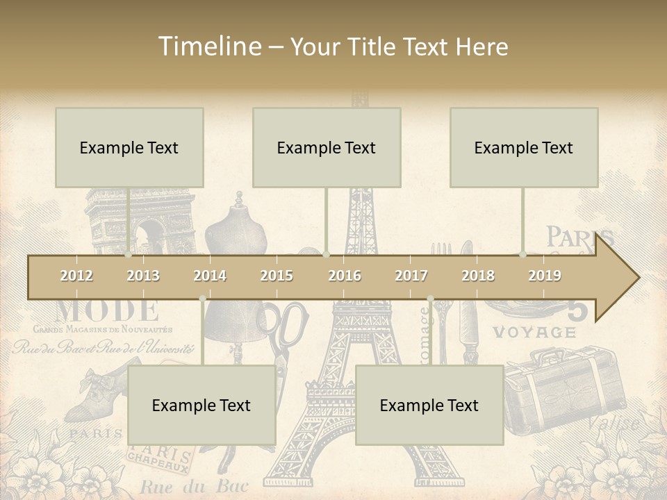 Victorian France Retro PowerPoint Template