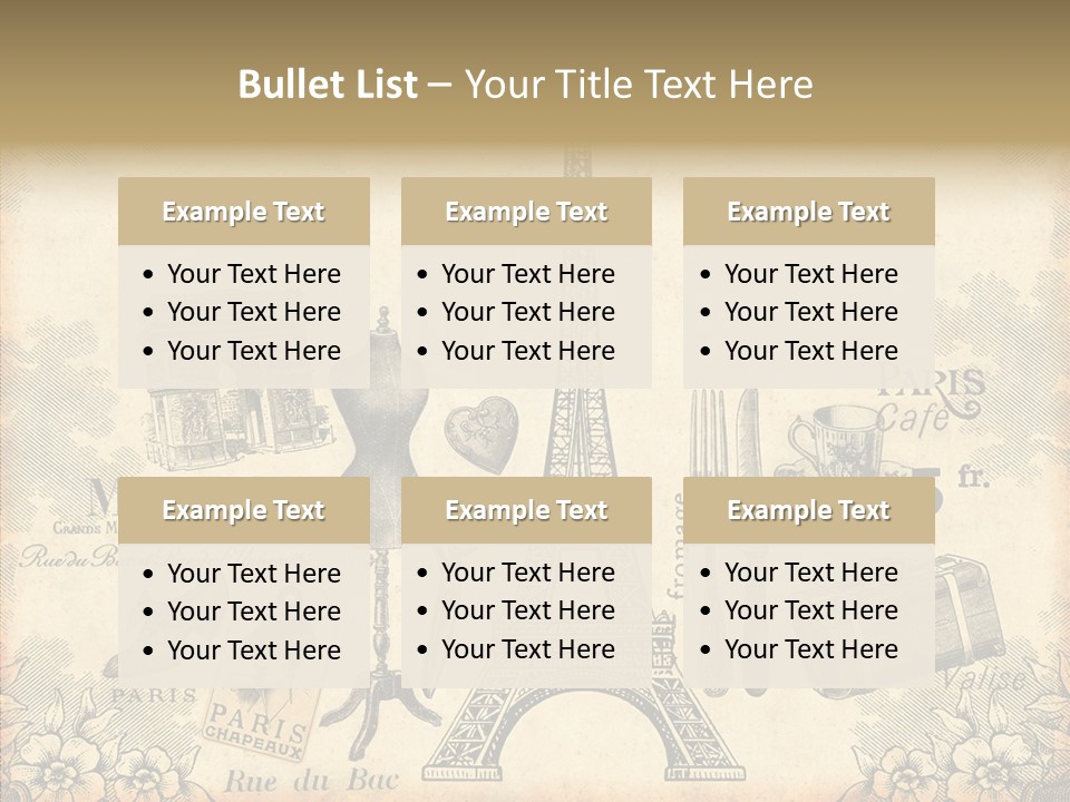 Victorian France Retro PowerPoint Template