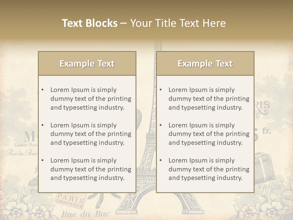 Victorian France Retro PowerPoint Template