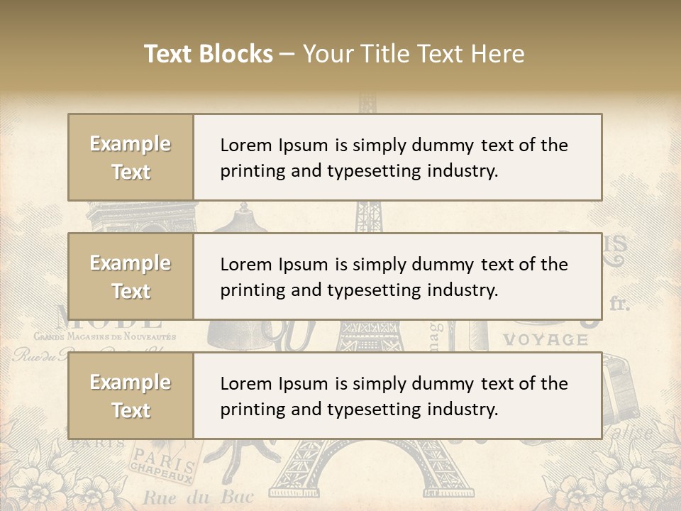 Victorian France Retro PowerPoint Template