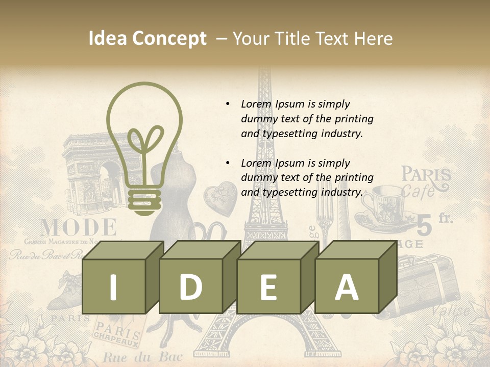 Victorian France Retro PowerPoint Template