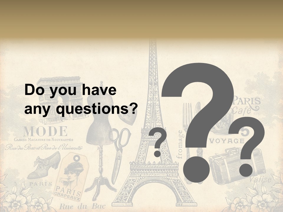 Victorian France Retro PowerPoint Template