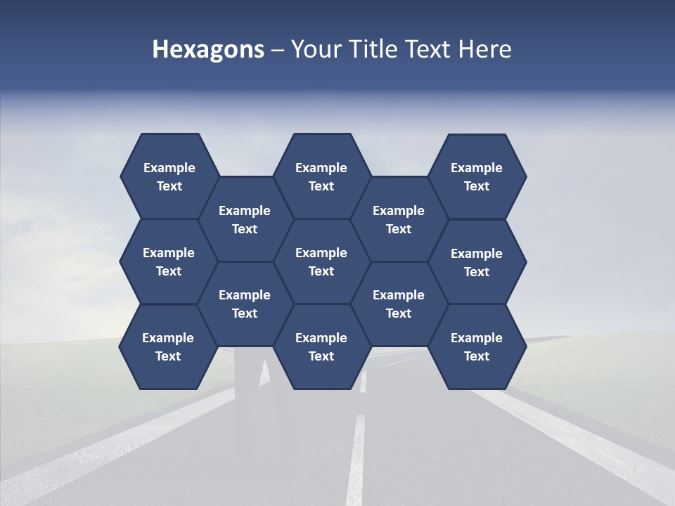 Crossroad Challenge Debt PowerPoint Template