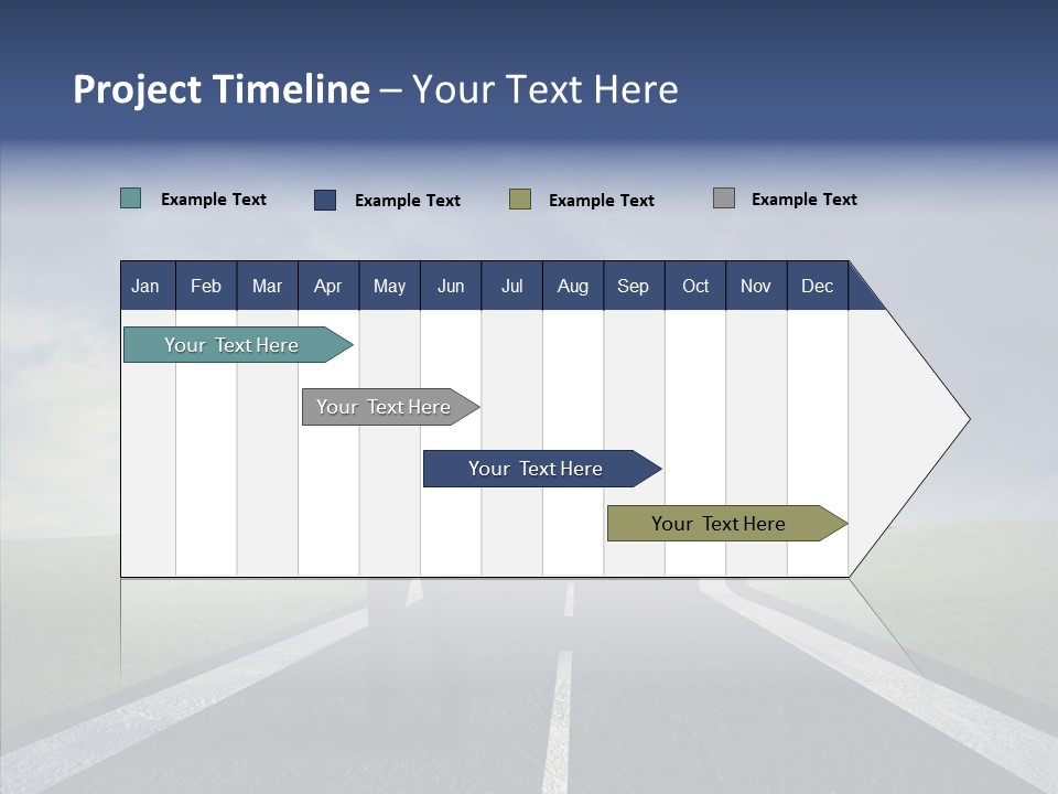 Crossroad Challenge Debt PowerPoint Template