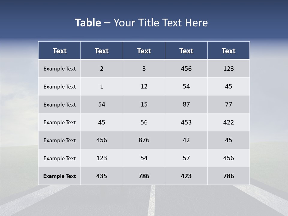 Crossroad Challenge Debt PowerPoint Template