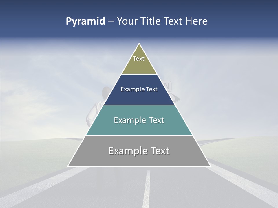 Crossroad Challenge Debt PowerPoint Template