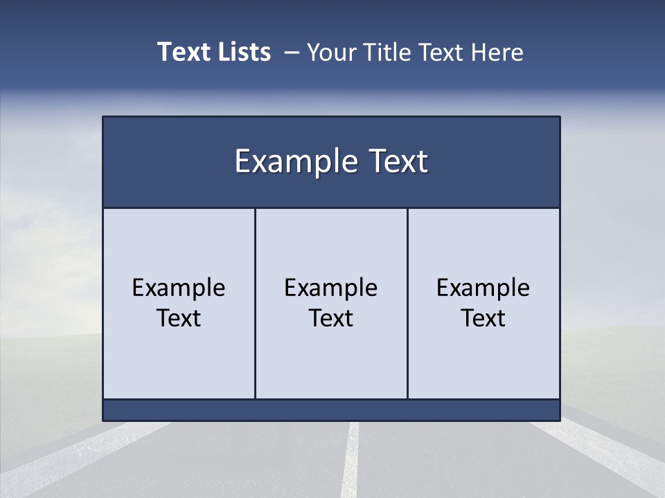 Crossroad Challenge Debt PowerPoint Template