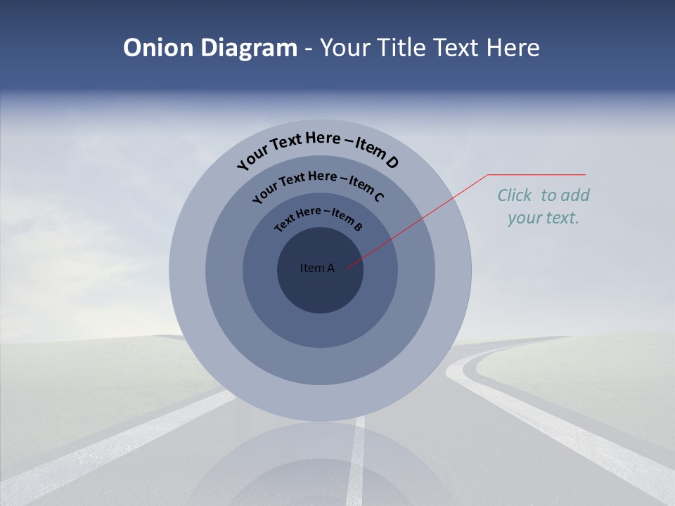 Crossroad Challenge Debt PowerPoint Template