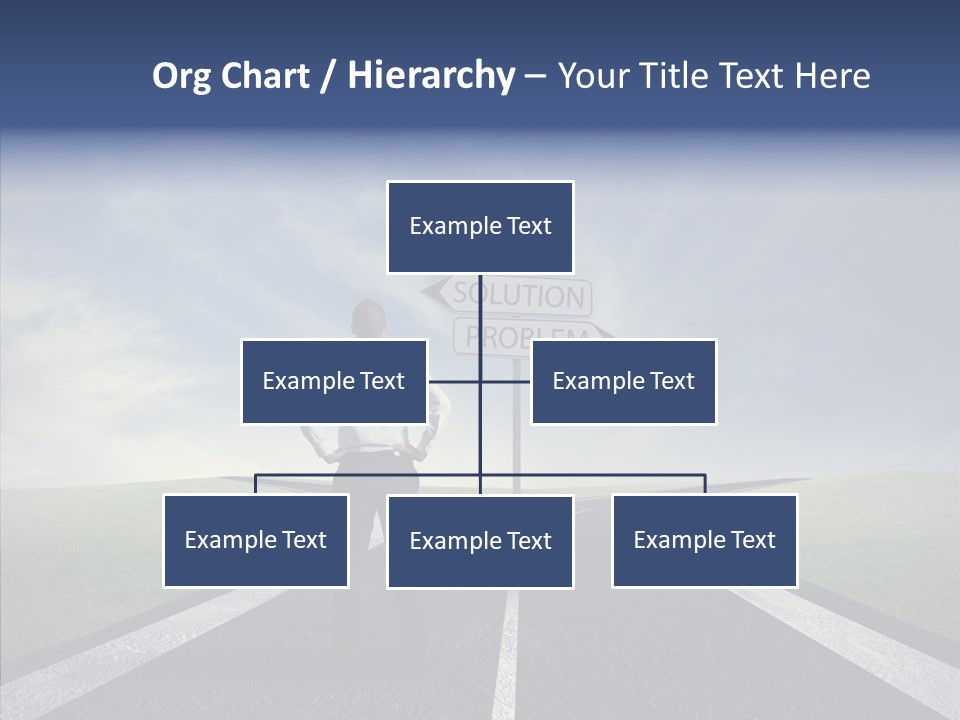 Crossroad Challenge Debt PowerPoint Template