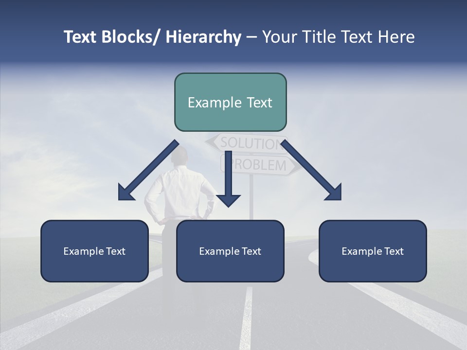 Crossroad Challenge Debt PowerPoint Template
