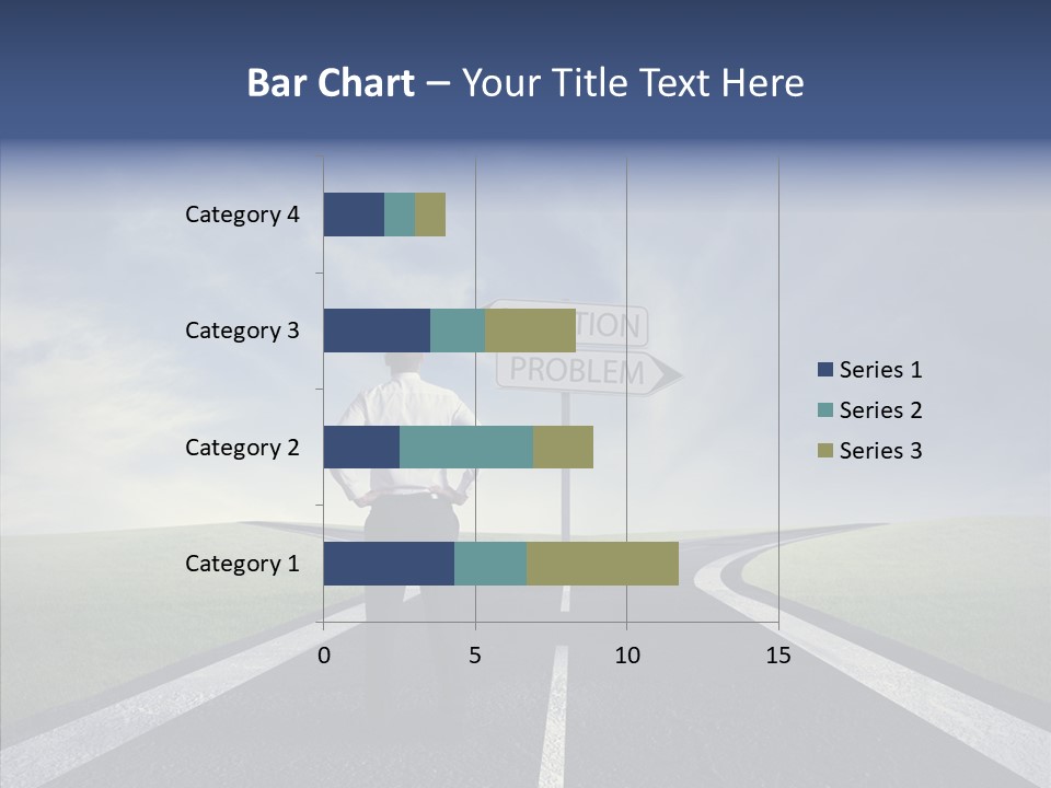 Crossroad Challenge Debt PowerPoint Template