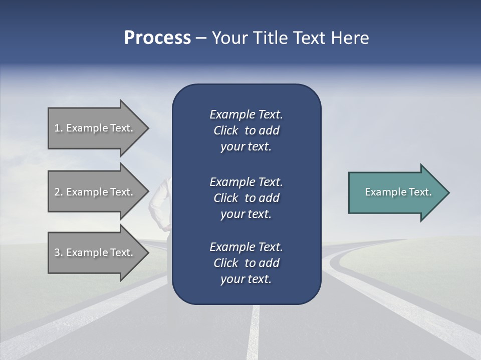 Crossroad Challenge Debt PowerPoint Template