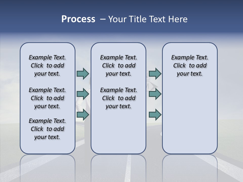 Crossroad Challenge Debt PowerPoint Template