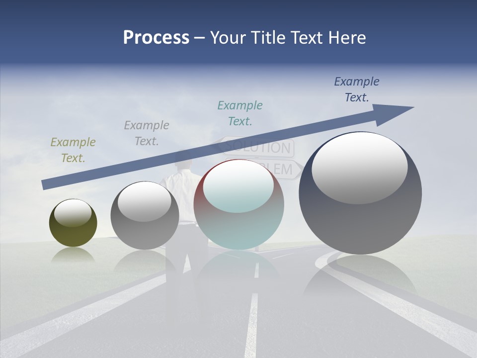 Crossroad Challenge Debt PowerPoint Template