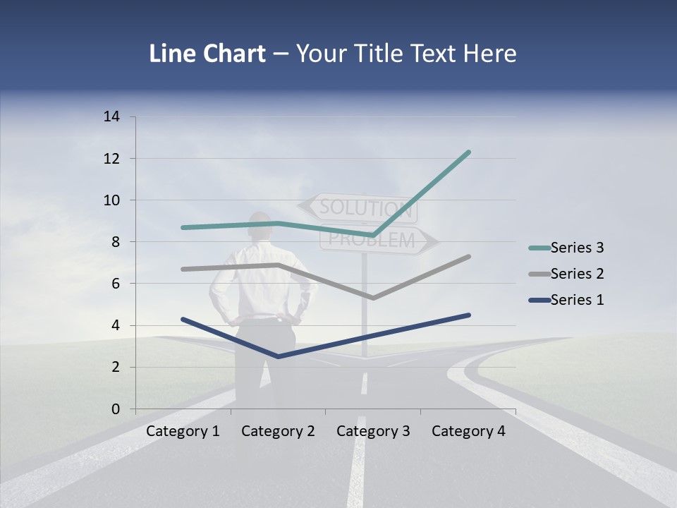 Crossroad Challenge Debt PowerPoint Template